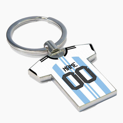 Argentina International Football Kit Keyring - Noons UK