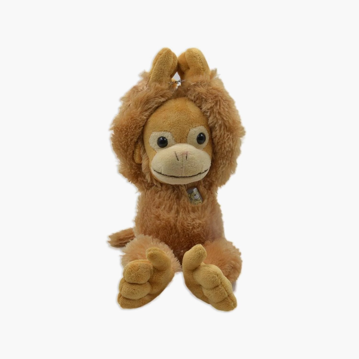 Brown Hanging Monkey Teddy with Personalised T-Shirt - Noons UK