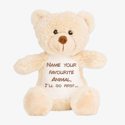 Brown Teddy Bear with Personalisation - Noons UK