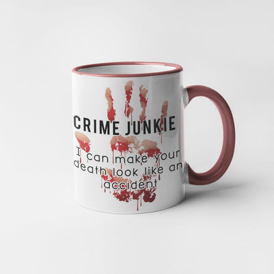 Crime Junkie Accident 11oz Mug - Noons UK