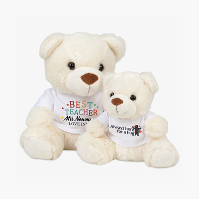 Cuddle Chronicles Personalised Cream Teddy Bear - Noons UK