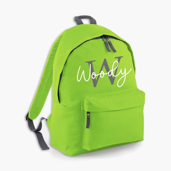 Junior Backpack with Name and Initial - Noons UK