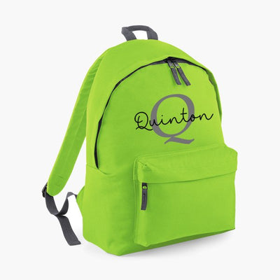 Large Backpack with Name and Initial - Noons UK