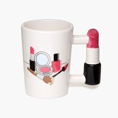 Makeup Mug with Lipstick Handle - Noons UK
