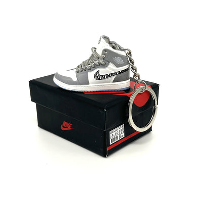 Mini 3D Jordan Sneaker Keyring - Grey Dior - Noons UK