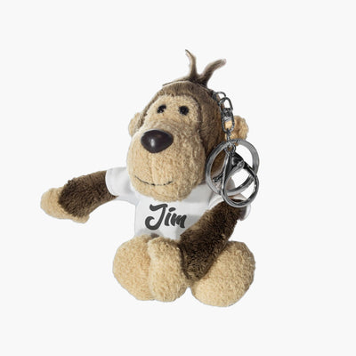 Monkey Magic Personalised Teddy Keyring - Noons UK