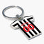 Newcastle United FC Football Kit Keyring - Noons UK