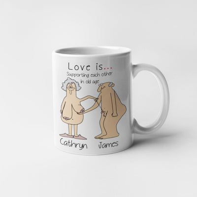 Supporting Each Other In Old Age 11oz Mug - Noons UK