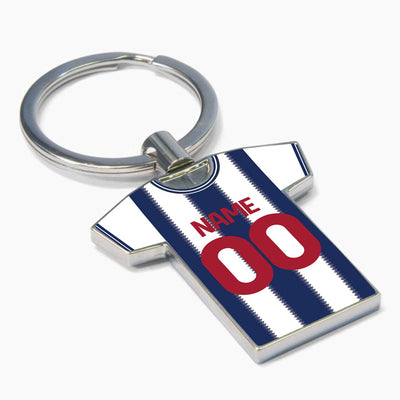 West Bromwich Albion FC Football Kit Keyring - Noons UK